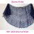 Lace Fichu Knitting Pattern for Beginner Simple Shawl Design