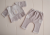 Newborn boy grey outfit photo prop: top and pants