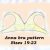 Cotton wireless bra pattern, Anna, Sizes 19-23, Soft bra pattern